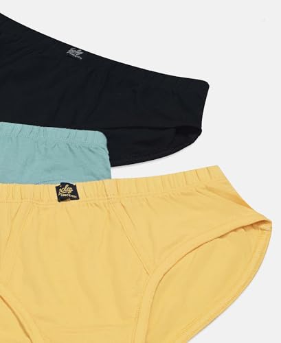 Image of Jockey 3035 Boys Super Combed Cotton Solid Brief with Ultrasoft Waistband (Pack of 3, Colors & Prints May Vary)
