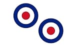 Mod - Classic Roundel - Bullseye Archery Target Vinyl Waterproof Sticker Decal Car Laptop Wall Window Bumper