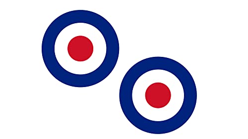 urBuyz Mod - Classic Roundel - Bullseye Archery Target Vinyl Waterproof Sticker Decal Car Laptop Wall Window Bumper
