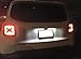 iJDMTOY OEM-Fit 3W Full LED License Plate Light Kit Compatible With Jeep 2015-up Renegade, Powered by 18-SMD Xenon White LED & Can-bus Error Free