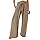 Pantalon Fluide Femme Été Grande Taille Leger Ete Jupe Culotte Vetement Sport Chino Large Tailleur Jogging Elastique Lin Corsaire Coton Mode Ample De Travail Pantacourt Toile Cuisine,C-Café,L