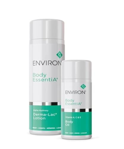 ENVIRONS Body Kit Body Essentia Alpha Hydroxy Derma-Lac Lotion Vitamin A C & E Body Oil