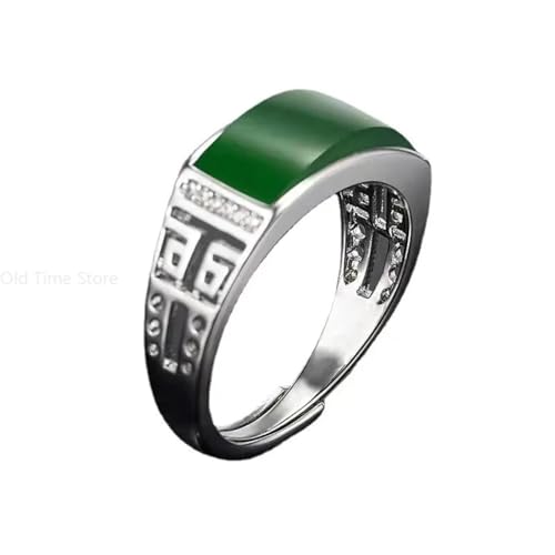 Bijoux en jade Hetian vert naturel, la bague femme et homme pour affirmer votre style unique