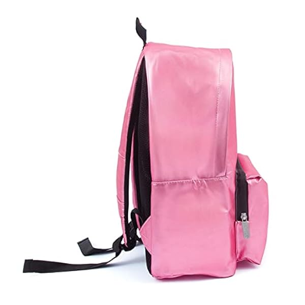 Be You 22 - Mochila escolar con purpurina brillante 7 bolígrafos borrables bolígrafo luminoso LED y llavero de lentejuelas