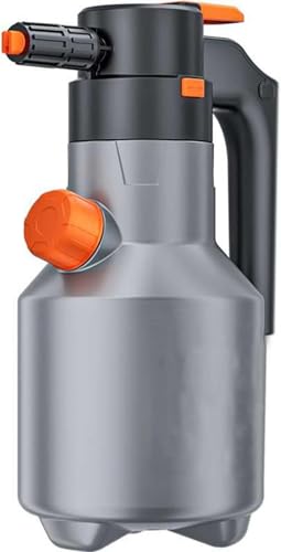 MLTUN MAKAN 電動フォームガン 洗車 自動泡噴霧器 蓄圧式 洗車泡フォームガン 泡ガン フォームスプレー 洗車 2L大容量 USB充電式 家庭用泡噴霧器 洗車用品 掃除用品 (グレー)