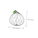 VICASKY 2pcs Steel Wire Crab Cage Wire Mesh for Efficient Crab Catching Suitable for Sea Includes Bait Pin and Counterweight Reusable Tool
