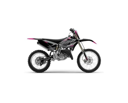 Kit déco moto cross Skew Yamaha 250 YZ rose autocollant graphisme complet