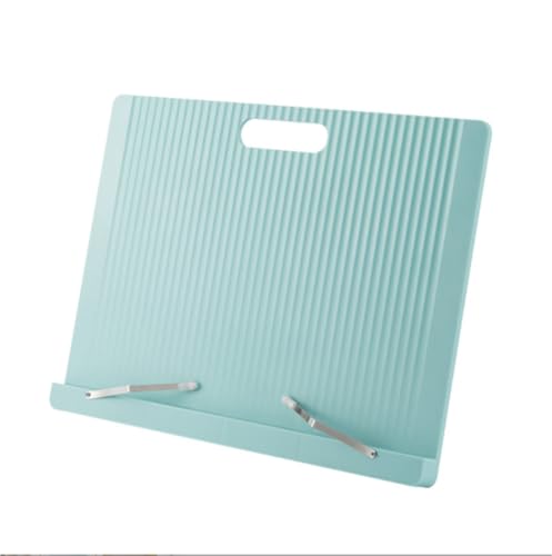 レシピブックスタンド クックブックスタンド レシピ本棚はベッドに置いて手を解放できます 調節可能なデスクトップ本棚 キッチン用クックブックスタンド (Grun)