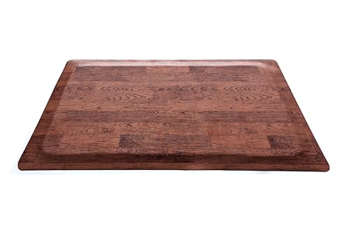 Rhino Mats, Softwoods Anti Fatigue Floor Mat, Commercial Grade Kitchen Mat, Standing Desk Mat, Office, Garage or Anywhere, Standing Comfort. (Oak, 3' x 4' x 7/8