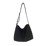 [HGYOBN] ショルダーバッグ レディース 防水ナイロン製 38×26×17cm マルチポケット 斜めがけバッグ トートバッグ 調節可能なアジャスター付き