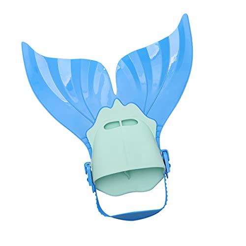 JOEBO Aletas de Cola de Sirena for Nadar (Color : Sky-Blue)