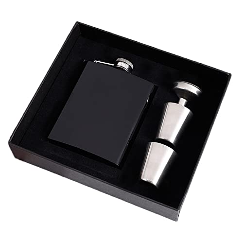 Bouteille de poche étanche 8 oz avec tasses et entonnoir de remplissage pratique