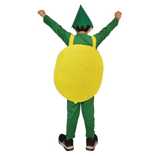 Image of Kaku Fancy Dresses Fruit and Vegetable Costume Paper Cutout with Cap For Kids | Healthy Food Costume For Boys & Girls (Tracksuit Not Included)