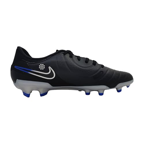 NIKE Men's Football Shoe, Black Chrome Hyper Royal, 10.5