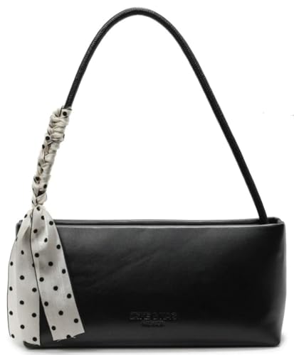 Elegant Ribbon PU Leather Underarm Bag Solid Simple Fashion Shoulder Bags Work Outdoor Handbag for Women 2025