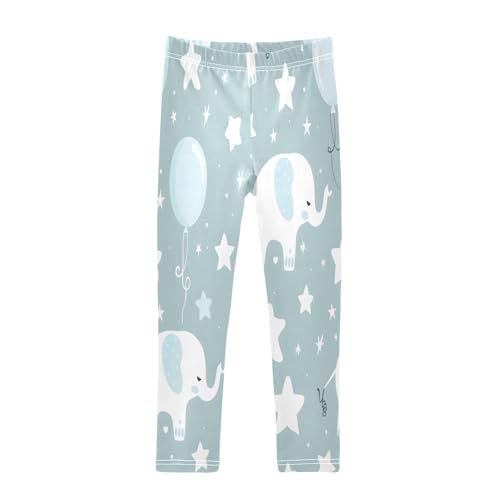 Toddler Girls Leggings Printed Yoga Pants Leggings Balloon Elephant for Kids