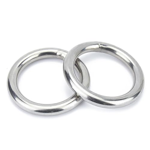 Anillos metálicos soldados de acero inoxidable para colgantes de yoga y barcos
