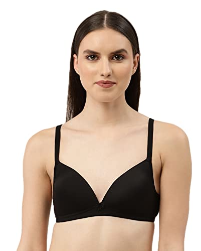 Image of EVA & JOY Women's Solid Lightly-Padded Non-Wired Full Coverage T-Shirt Bra (Pack of 1)