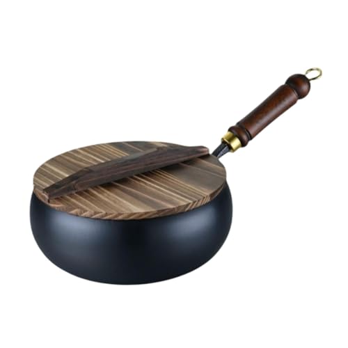 Wok de Hierro con Mango de Madera 28cm miniatura 7