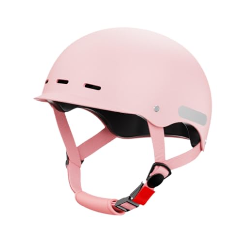 kowaku Capacete de bicicleta ajustável meio capacete portátil respirável capacete de ciclismo para s