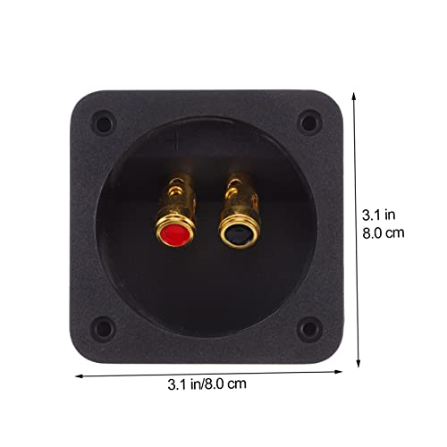 Terminal de conectores para altavoz en caja de ABS de 2 piezas para equipos de audio inalámbricos 2