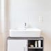 Relaxdays Mueble Lavabo con Pie Y 3 Compartimentos, DM, Gris, 51 X...