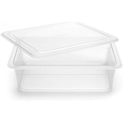 Brod & Taylor Proofing Container With 6L Capacity, Fits Up to 3000 Grams of Dough – Dough Rising Box for Bread, Sourdough & Pizza (Dishwasher Safe, BPA-Free)
