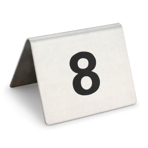 Numéros de table en acier inoxydable 61-80 pour éviter l'attente - 2