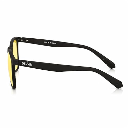 Image of Dervin UV Protected Yellow Lens Driving Polarized Sunglasses for Men & Women