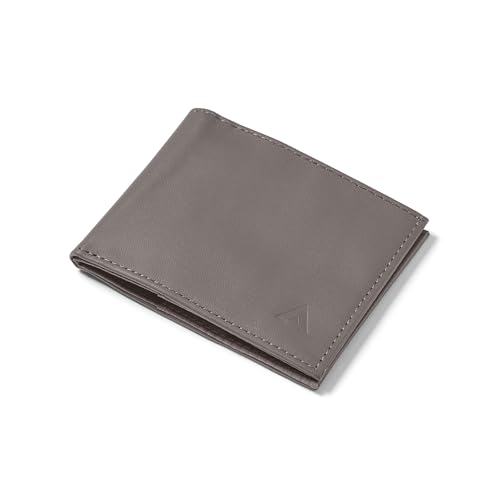 Image of Allett Sport Wallet, RFID Blocking Slim (Leather, Slate Grey)