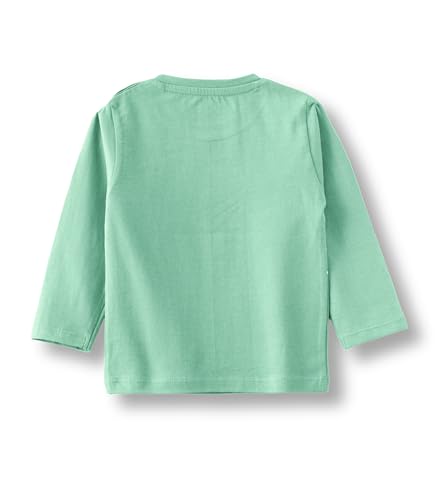 Image of YUV Infant Boys 100% Cotton Regular Fit Full Sleeve Printed T-Shirts, Pack of 5