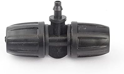 Hose Connector Adapter 50pcs 8/11mm to 4/7mm Garden Hose Lock Nut Tee Thread Reducing Connector Micro Drip Irrigation System Parts Fittings (Diameter : 8l11mm to 4l7mm)