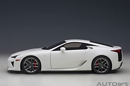 Lexus LFA Whitest White modelo 1/18 Autoart miniatura 3