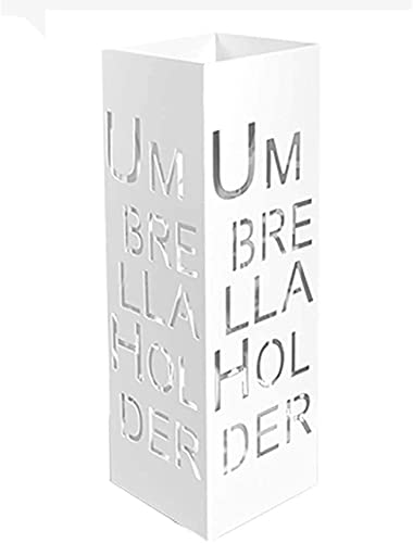 Porte-parapluies intérieur design carré noir ou blanc pour rangement entrée