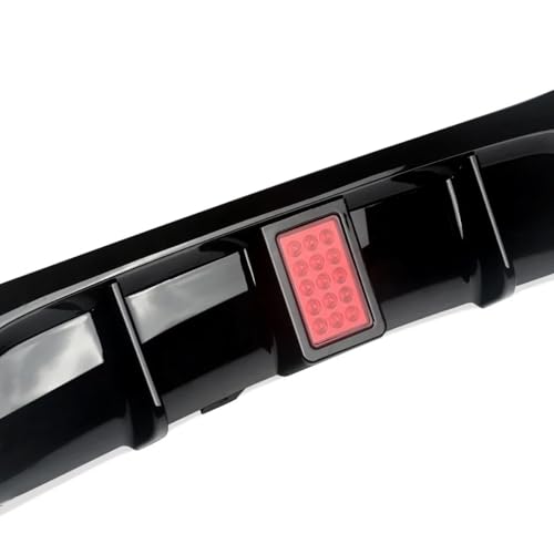Difusor trasero alerón para parachoques trasero con LED para Serie 3 E90 2005-2012 4