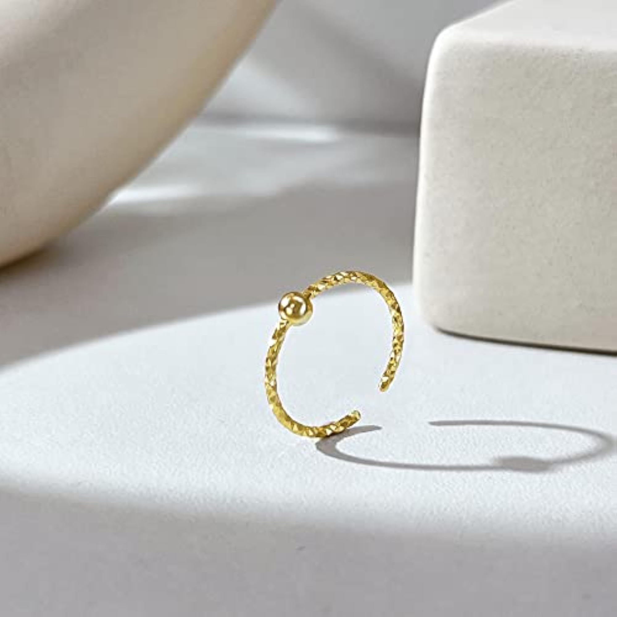 925 Silver Sleek Textured Ring, Everyday Classic Collection for Girls