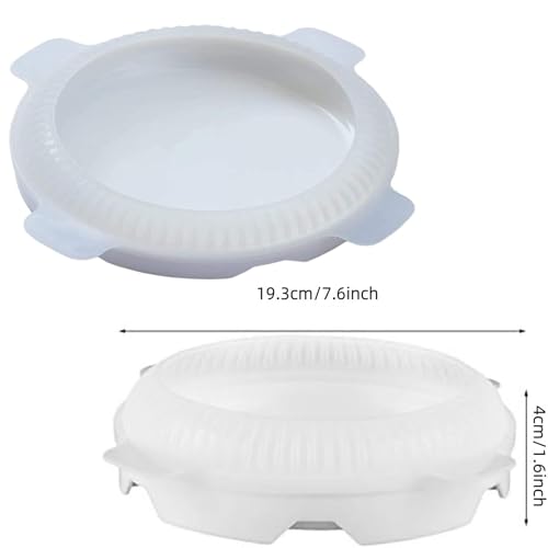 Image of UG LAND INDIA 1 Set Circular Eclipse Silicone Cake Mold Entremet Mousse Chiffon Cake Ice Cream Chiffon Baking Pan Accessories Baking Tools,Chocolate Mousse Dessert Mould