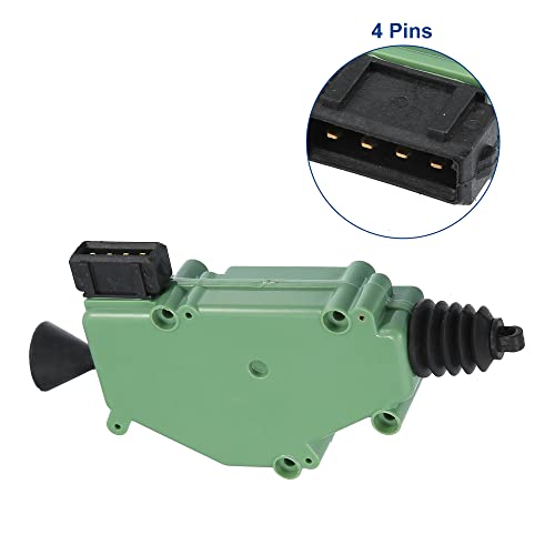 Image of ACROPIX Front Left Right Door Lock Latch Actuator Replacement Fit for Volkswagen EuroVan - Pack of 1 Green Black