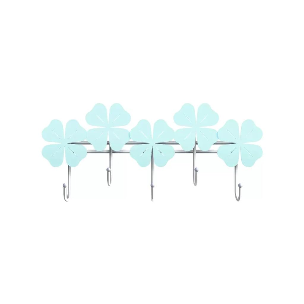 Pafooa B Hooks Entrance Door Rear Porch Hanging Hanger Wall Key Hook Clothes Rack Athroom Coat Mounted Rack(B)