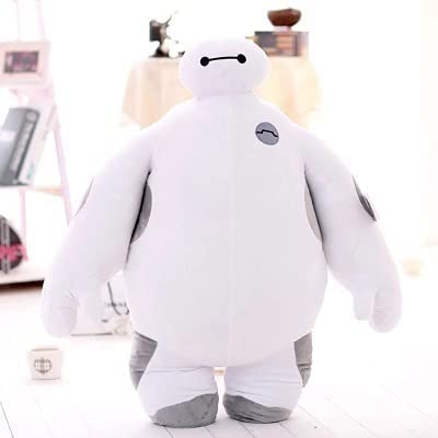 AOOPOO 30/40/50 cm Große Anime Filmfigur Big Hero Super Big Maskottchen Baymax Plüschtier weich gefüllte Baumwollpuppe Kissen Cover