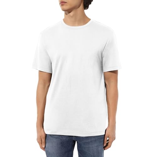 Personalized Adult Short Sleeve T-Shirt, Custom Design Your Own Cotton Tee26 White