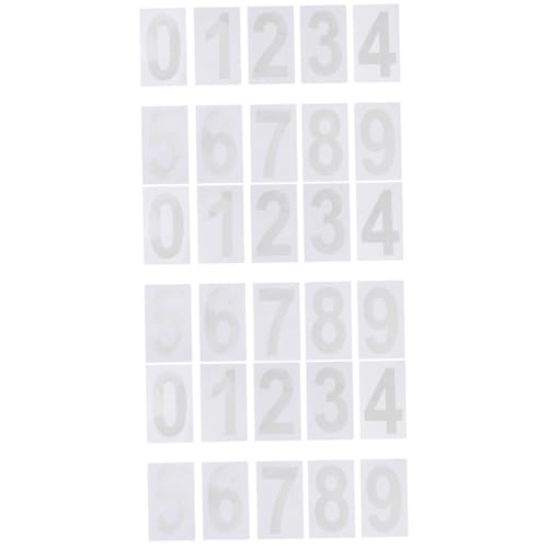 Numéro de boîte aux lettres autocollant en vinyle étanche haute résistance