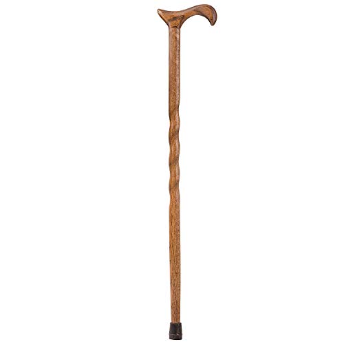 image for Brazos Walking Cane for Men and Women Handcrafted of Lightweight Wood 