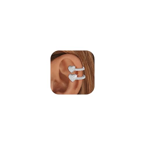 Image of Ear Cuffs Non Piercing Chunky Ear Cuff Earrings for Women Non Tarnish Clip on Cartilage Earrings Trendy Jewelry No Pierced Ears Fake Earring Set Fashion Accessories Jewelry Birthday Gifts