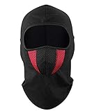 Extremadamente comodidad- esta máscara de pasamontanas moto está hecha de fibras de poliéster amigables con la piel, con un rendimiento de transpirabilidad, absorción, durabilidad y resistencia a la abrasión. pasamontañas esqui muy suave, sin arrugas, ligero y no irritante para la piel. Lavable a máquina y fácil de secar.
