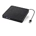 Produktbild DVD Brenner Extern,AUELEK Externes CD/DVD-Laufwerk USB 3.0 Optisches Laufwerk Brenner Slim CD/DVD ROM Rewriter Writer Reader Portable für PC Laptop Desktop MacBook Mac Windows 7/8.1/10 Linux OS