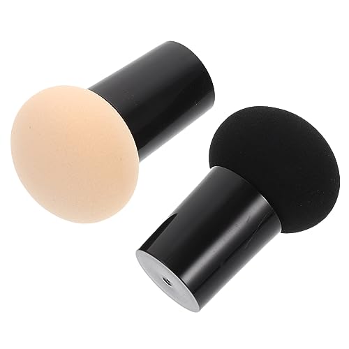 WOFASHPURET Girl Makeup Cosmetics Pad Compact Powder Puff 2pcs Beauty Sponges Non-slip Dry Wet Use