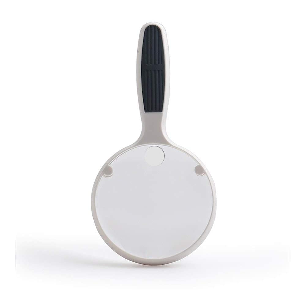 asdchZen Reading A Magnifying Glass,With A Magnifying Glass,With A 4X Magnifying Glass,Is A Good The Elderly Magnifier/White