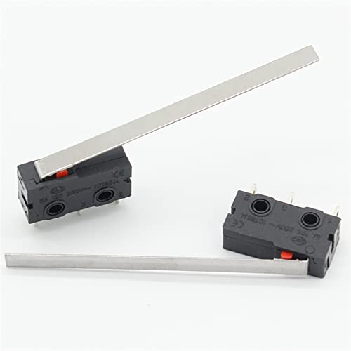 QOYCEPVNH Limit Switch 10PCS, 3 Pin N/O N/C All New 5A 250VAC Micro