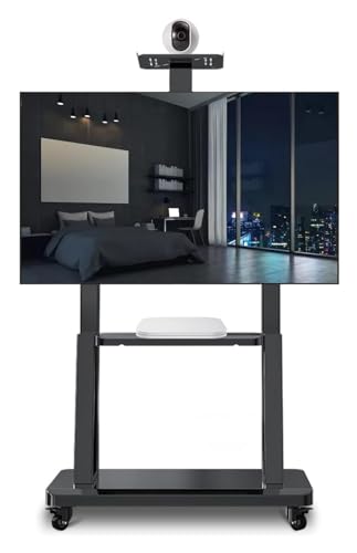 Soporte móvil para TV portátil en ruedas para 50-75 pulgadas miniatura 1